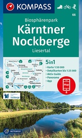 Wandelkaart 66 Biosphärenpark Kärntner Nockberge | Kompass