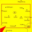 Wegenkaart - landkaart D7 Thüringen | Marco Polo