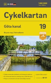 Fietskaart 19 Cykelkartan Göta kanal - Gota kanaal | Norstedts