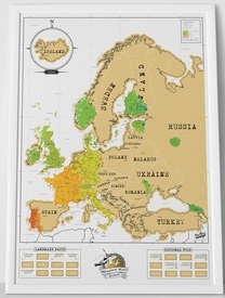 Scratch Map Europe - Europa Edition | Luckies