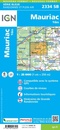 Wandelkaart - Topografische kaart 2334SB Mauriac | IGN - Institut Géographique National