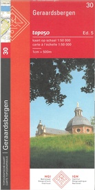 Topografische kaart - Wandelkaart 30 Topo50 Geraardsbergen | NGI - Nationaal Geografisch Instituut