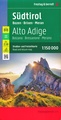Wegenkaart - landkaart 611 Südtirol - Alto Adige - Bolzano - Dolomieten | Freytag & Berndt