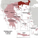 Overzicht Griekenland regionale kaarten 1:200.000 Terrain Maps