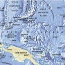 Wereldkaart Pacific ocean - grote oceaan oceaanbodem, 83 x 55 cm | National Geographic