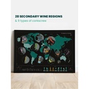 Scratch Map World - Carte du vin | Engelstalig | 70 x 50 cm | 1020 Dégustations