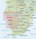 Wegenkaart - landkaart Namibië - Botswana | Nelles Verlag