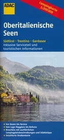 Wegenkaart - landkaart Campingkarte Oberitalienische Seen | ADAC