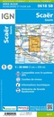 Wandelkaart - Topografische kaart 0618SB Scaër | IGN - Institut Géographique National