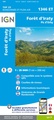 Topografische kaart - Wandelkaart 1346ET Forêt d'Iraty - Pic d'Orly | IGN - Institut Géographique National