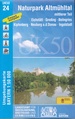 Wandelkaart - Topografische kaart 24 UK50 Naturpark Altmühltal -  Mittlerer Teil | LVA Bayern