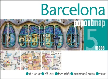 Stadsplattegrond Popout Map Barcelona | Compass Maps