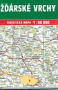 Wandelkaart 449 Ž?árské vrchy | Shocart