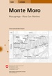 Wandelkaart - Topografische kaart 1349 Monto Moro | Swisstopo