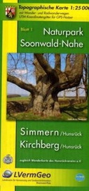 Wandelkaart 1 Naturpark Soonwald-Nahe; Simmern, Kirchberg / Hunsrück | LVA Nordrhein Westfalen