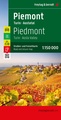 Wegenkaart - landkaart 619 Piemont - Piemonte - Aosta - Turijn - Lago Maggiore | Freytag & Berndt