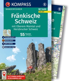 Wandelgids 5400 Kompass Wanderführer Fränkische Schweiz | Kompass
