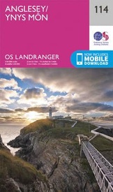 Wandelkaart - Topografische kaart 114 Landranger Anglesey | Ordnance Survey