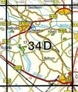 Topografische kaart - Wandelkaart 34D Borculo (Achterhoek) | Kadaster