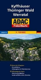 Wegenkaart - landkaart 15 Kyffhäuser - Thüringer Wald, Werratal | ADAC