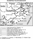Fietsgids Südafrika per rad- Zuid-Afrika | Kettler Verlag