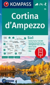 Wandelkaart 55 Cortina d'Ampezzo | Kompass