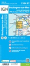 Wandelkaart 2104ET Boulogne-sur-Mer / Forêts du Boulonnais PNR | IGN - Institut Géographique National