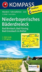 Wandelkaart 0200 Niederbayerisches Bäderdreieck | Kompass