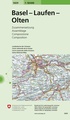 Wandelkaart - Topografische kaart 5029 Basel - Laufen - Olten | Swisstopo