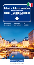 Wegenkaart - landkaart 5 Friuli / Venetië Julia | Kümmerly & Frey