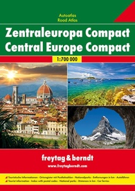 Wegenatlas Compact Centraal Europa | Freytag & Berndt