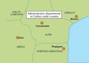 Wandelgids Walks in the Cathar Region | Cicerone