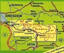 Fietskaart - Wandelkaart Nationalpark Sächsische Schweiz, Böhmische Schweiz | GeoMap
