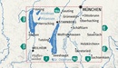 Wandelkaart 180 Starnberger See - Ammersee | Kompass