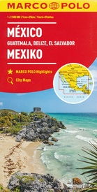Wegenkaart - landkaart Mexico, Guatemala, Belize, El Salvador | Marco Polo