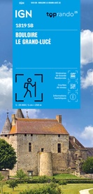 Wandelkaart 1819 SB - Serie Bleue Bouloire / Le Grand-Lucé | IGN - Institut Géographique National