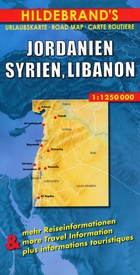 Wegenkaart - landkaart Jordanië, Syrië & Libanon | Hildebrand's