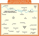 Wandelkaart - Topografische kaart 185 Explorer  Newcastle Emlyn  | Ordnance Survey