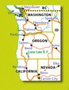 Wegenkaart - landkaart 171 Pacific Northwest - Washington Oregon | Michelin
