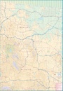 Wegenkaart - landkaart Idaho, Montana & Wyoming | ITMB