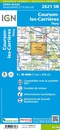 Topografische kaart - Wandelkaart 2621SB Courson-les-Carrières, Thury | IGN - Institut Géographique National