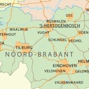 Wandkaart Provinciekaart Nederland | Uitg. 12 provincien