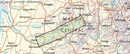 Wandelkaart - Pelgrimsroute (kaart) St-Jacques-de-Compostela GR 65-1, St Jacobsroute | IGN - Institut Géographique National