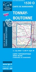 Wandelkaart - Topografische kaart 1530O SB - Serie Bleue Tonnay-Boutonne | IGN - Institut Géographique National