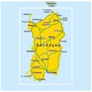 Fietskaart - Wegenkaart - landkaart 15 Sardegna, Sardinië, Sardinie | Touring Club Italiano