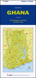 Landkaart wegenkaart Ghana | Peter Meyer Verlag