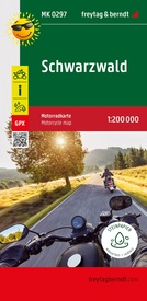 Wegenkaart - landkaart 297 Motorkarte Schwarzwald | Freytag & Berndt