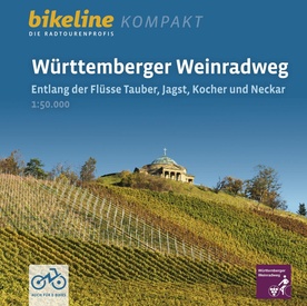 Fietsgids Bikeline Radtourenbuch kompakt Württemberger Weinradweg | Esterbauer