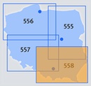 Wegenkaart - landkaart 555 Polen Noord Oost | Michelin