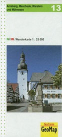 Wandelkaart 13 Arnsberg, Meschede, Warstein und Möhnesee | GeoMap